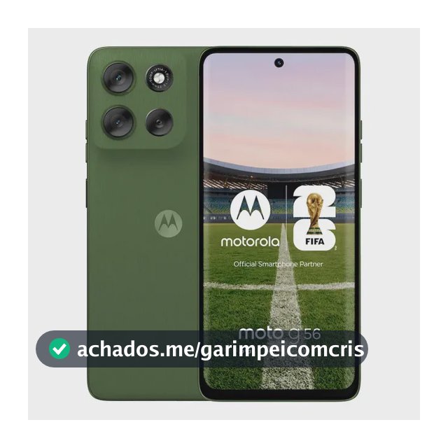 Celular Motorola Moto G56 256gb + 12gb Ram 5g Dual Sim Green