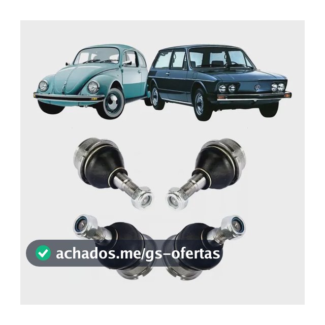 Jogo Pivô Suspensão Kit Fusca Brasília Variant Karmann Ghia