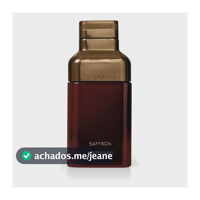 The Blend Saffron Eau De Parfum Masculino O Boticário 100ml