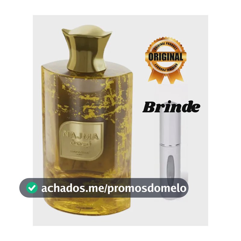 Perfume Árabe Mawwal Najma Eau De Parfum Cítrico Âmbar Spray