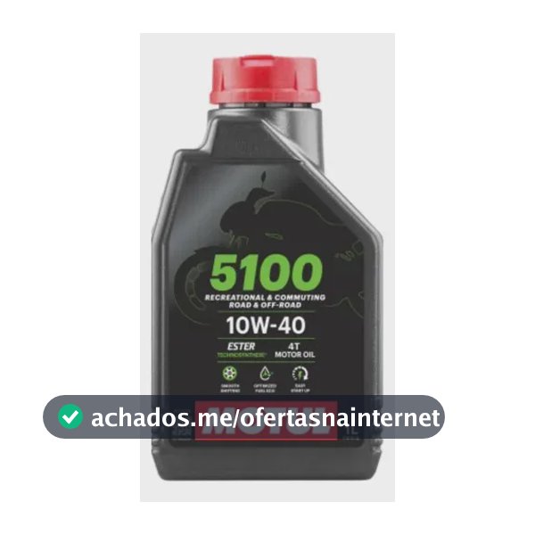 Óleo para Motor de Moto Motul 5100 4T 10W40 1 L