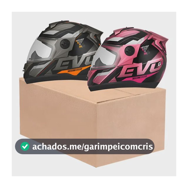 Kit 2 Capacetes Pro Tork Evolution G8 Evo Esportivo Fechado