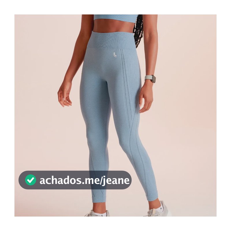Calça Legging Max Feminina Adulto Lupo Sport Azul Esverdeado 52 - 54