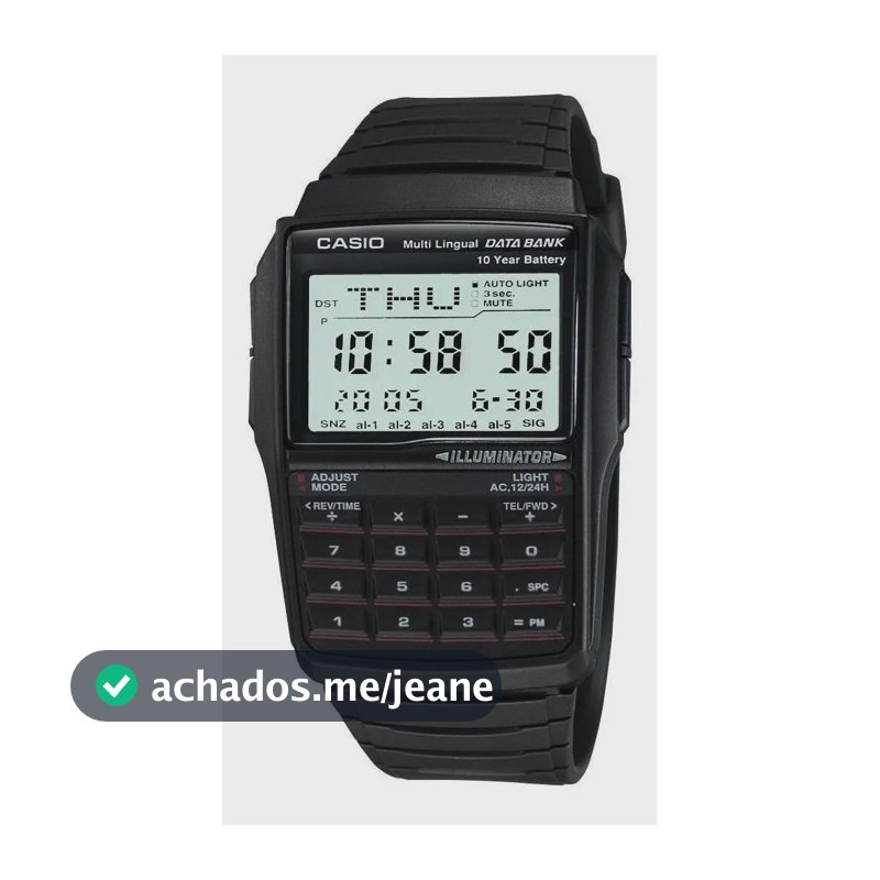 Relógio Casio Masculino Calculadora Dbc-32-1adf Preto