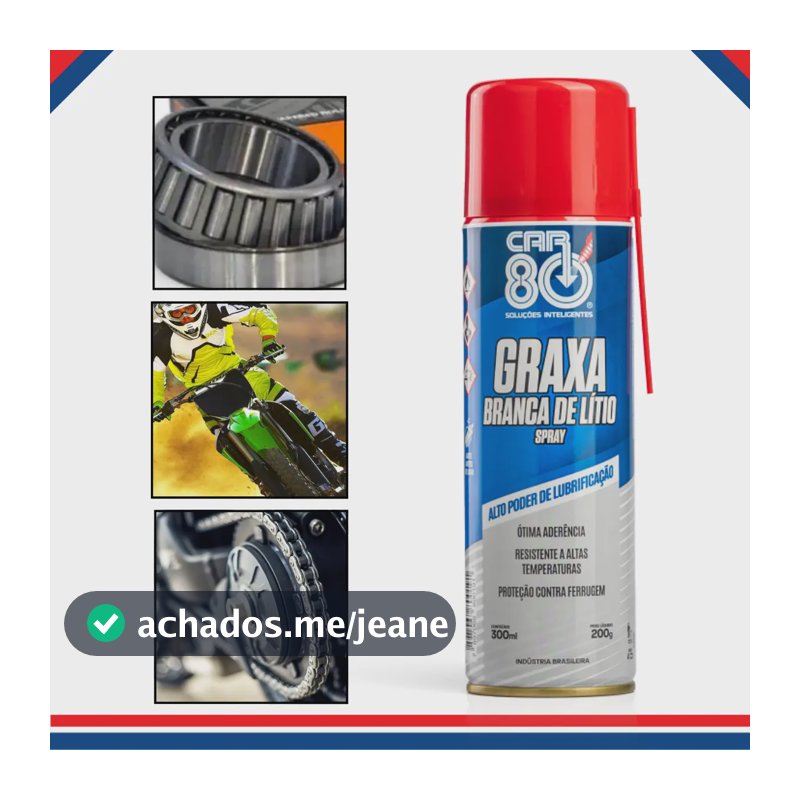 Car 80 Graxa Branca 300ml