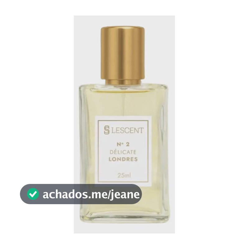 Perfume Deo Colônia Lescent N2 Delicate Londres 25 mL Feminino