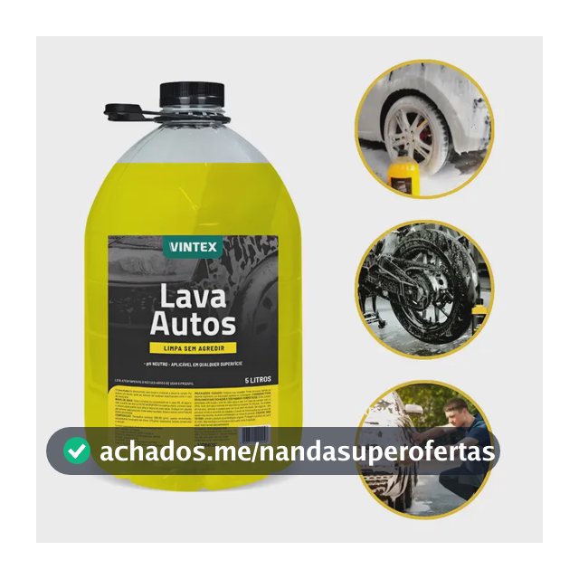 Lava Autos Shampoo Automotivo Vintex Da Vonixx 5l