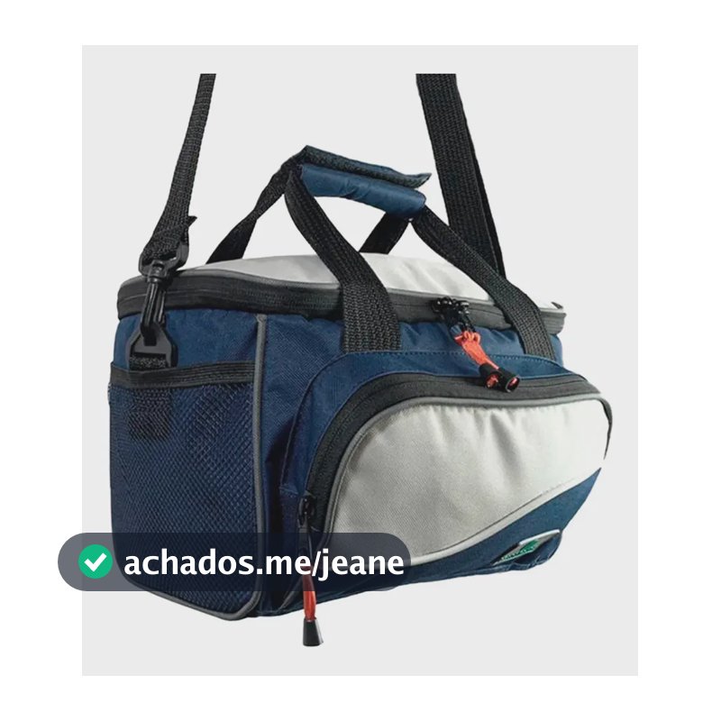 Bolsa De Pesca Pro Team Tamanho G - Pesca Brasil Azul E Cinza