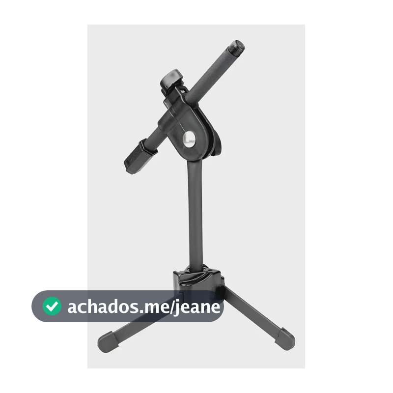 Mini Pedestal Suporte P/ Bumbo De Bateria Cajon Amplificador Cor Preto