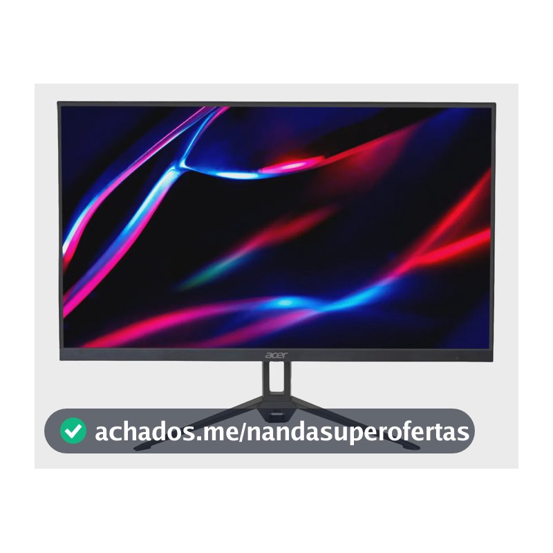 Monitor Gamer 27" Acer Nitro KG3 KG273 G0bi com Tela IPS Full HD 120Hz 1ms VRB Adaptive Sync Game Mode AcerVision Care e Design ZeroFrame