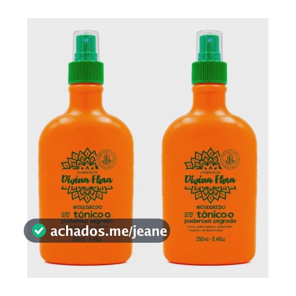 Kit 2 Tônico O Poderoso Segredo - Divina Flora - 250ml