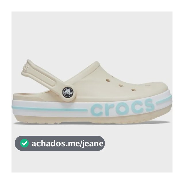 Sandália Crocs Bayaband Clog Winter White/multi