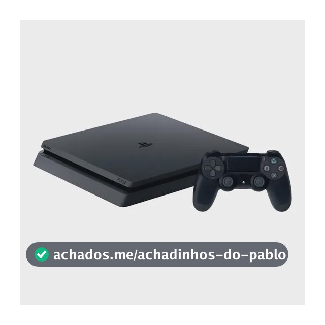 # Ps4 Play Slim 1 Tb Tera Sony Playstation Garantia Nf Top Preto