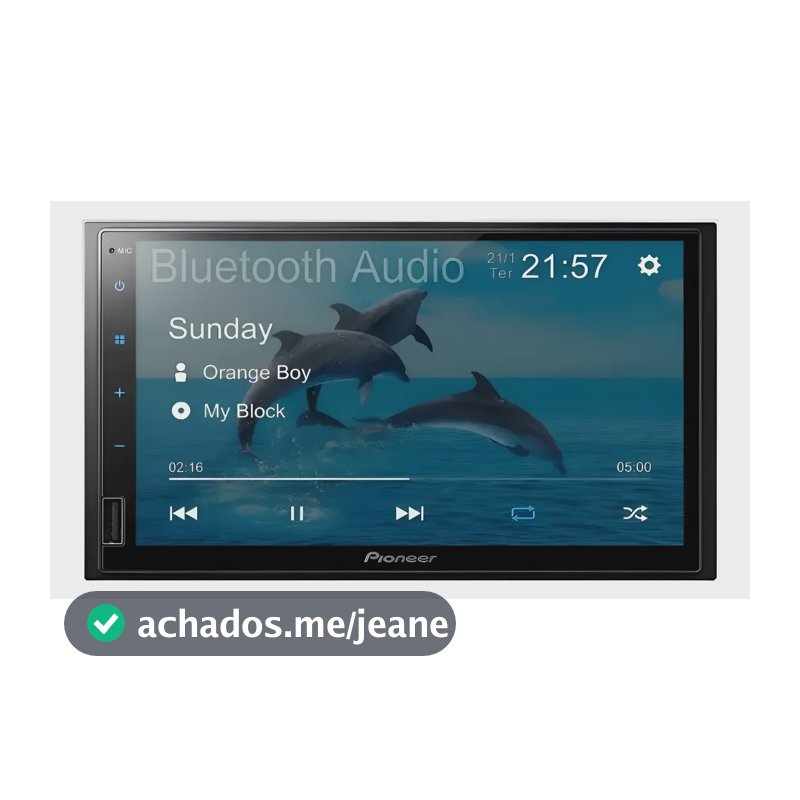 Multimídia Pioneer Dmh-145br 7' Pol Usb Espelhamento Android