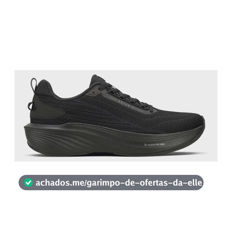 Tênis Masculino Volta 2 Olympikus Preto/preto Liso 41 Br