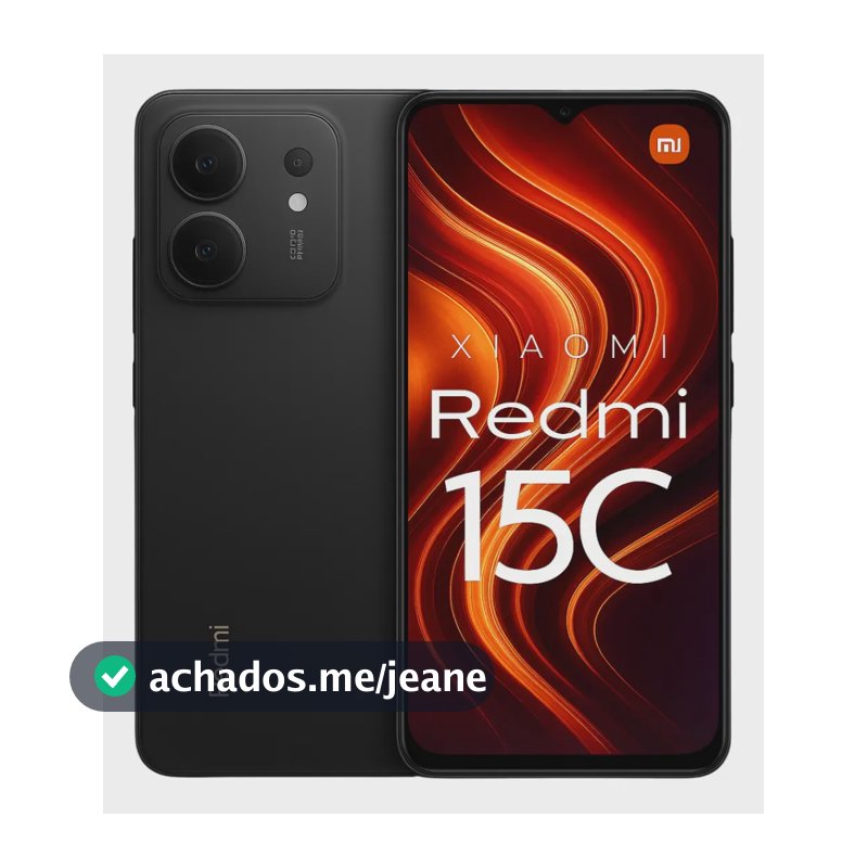 Xiaomi Redmi 15c 256gb 8gb Ram Virtual Black- Versão Global