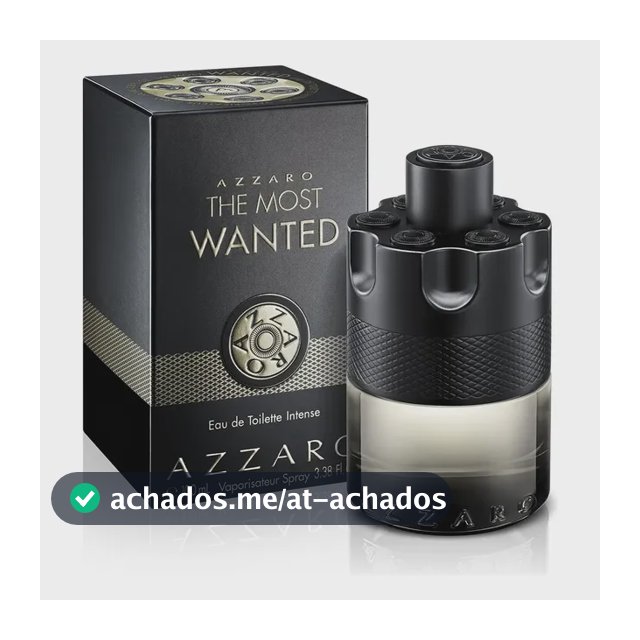 Fragrância Masculina Azzaro The Most Wanted Eau De Toilette Intense 100ml