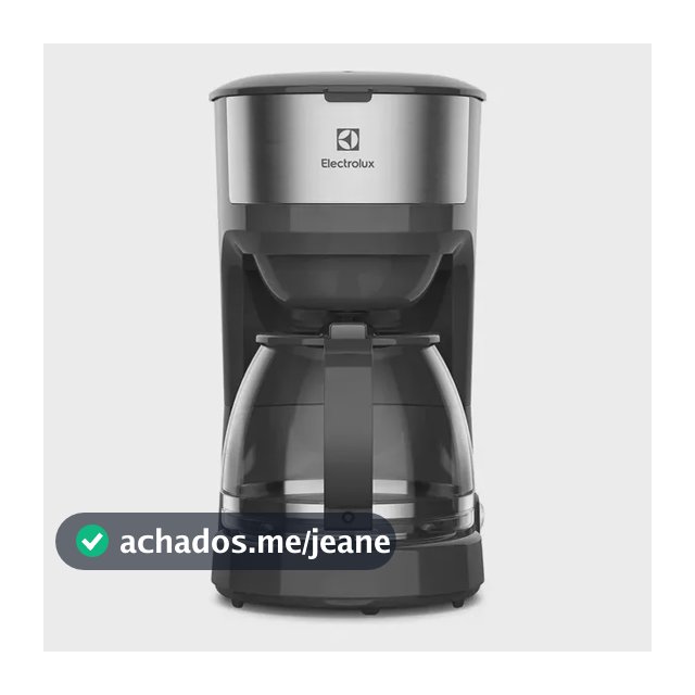 Cafeteira Elétrica ECM20 30 Xícaras Efficient Função Manter Aquecido Cor Inox Preta Electrolux
