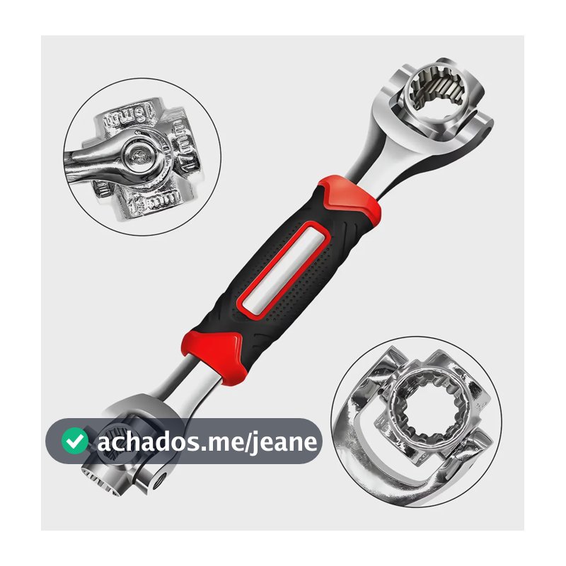 Chave Multiuso Mtx Led 48 em 1 Combinada Aço Cromo Vanádio