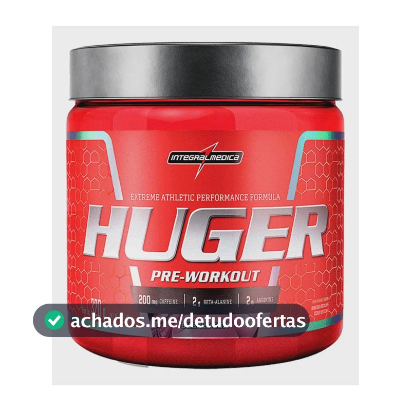 Pré Treino Huger Bubble Gum Pote Com 320g Integralmédica