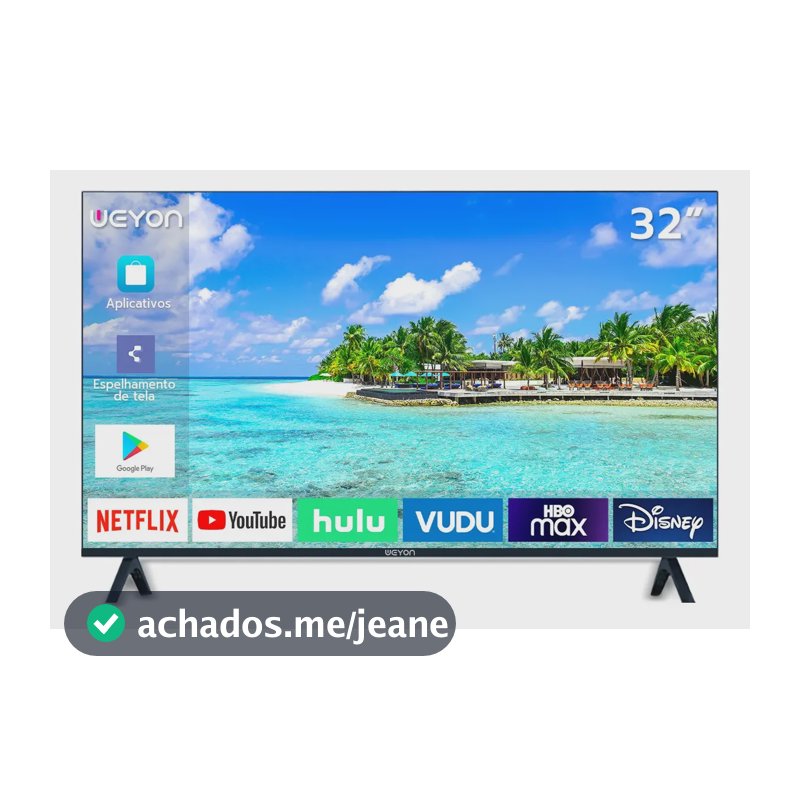Smart Tv 32'' Led Hd Weyon Tv 60hz 32wdsnbx 100/240v