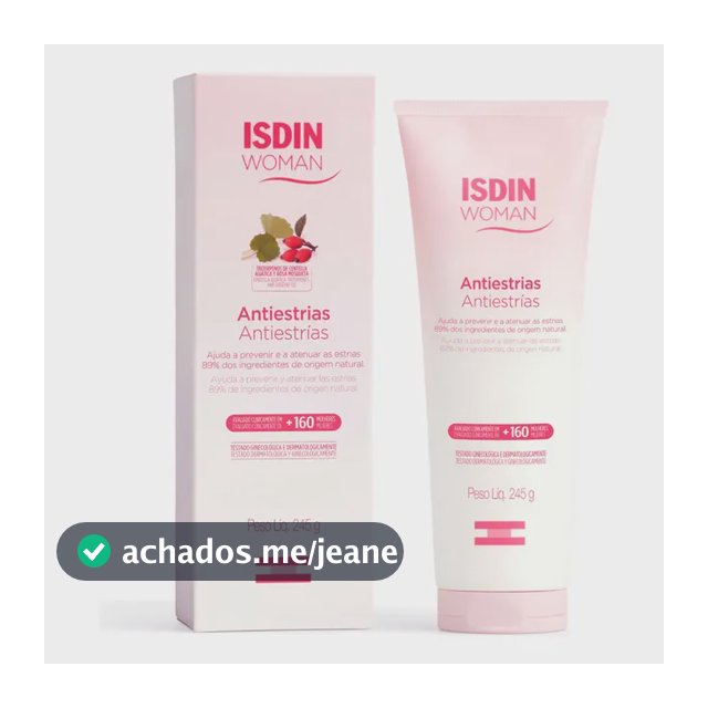 ISDIN Creme Corporal Woman Antiestrias Apto para Grávidas - 245g