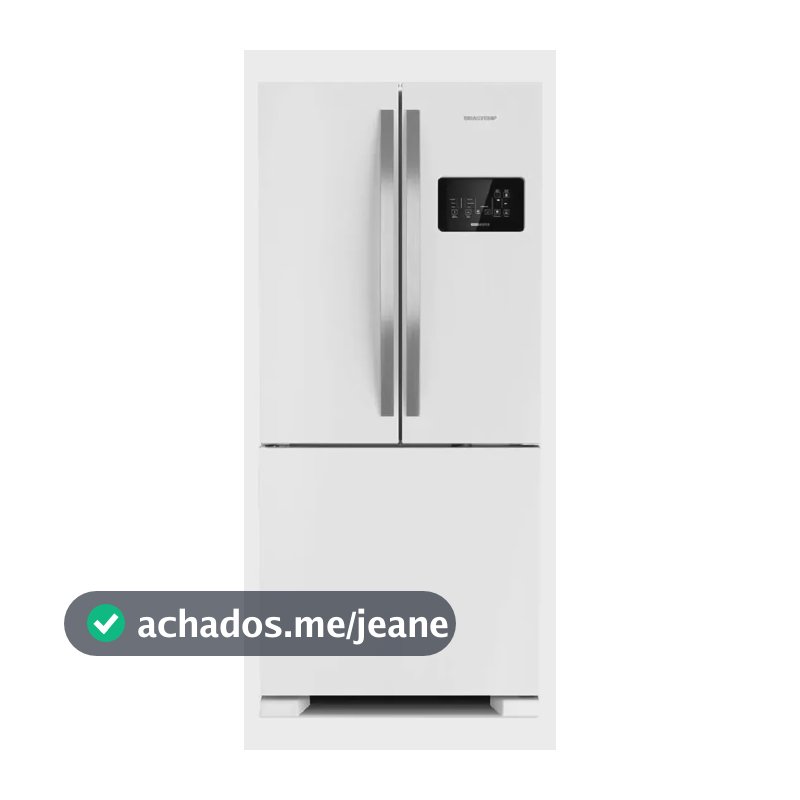 Geladeira Brastemp Frost Free French Door Bro85ab Inverter B Branco 127/220v