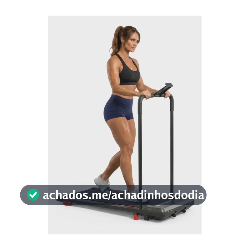 Esteira Ergométrica Elétrica Dobrável Residencial Cardio Preto 127/220v