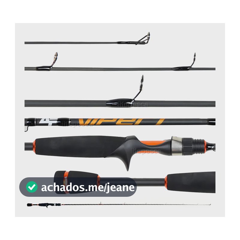 Vara P/ Carretilha Albatroz Viper I (1,80m) 17lbs - 1 Parte
