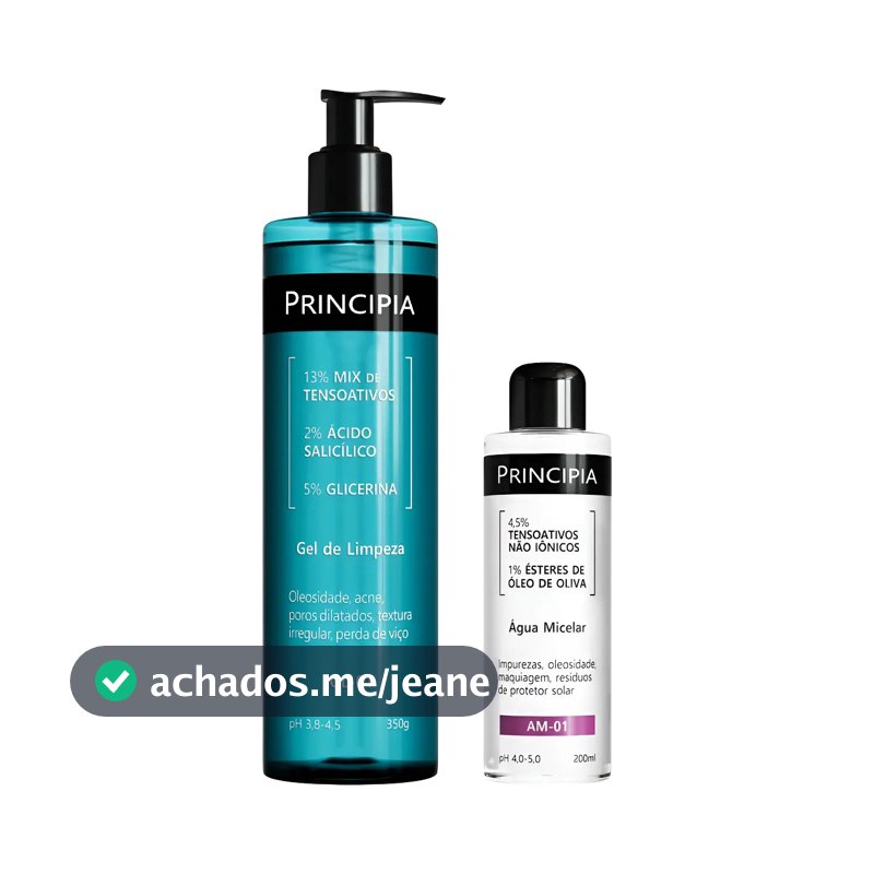 Principia Kit Dupla Limpeza Água Micelar + Gl-01 Todo Tipo De Pele Dia/noite