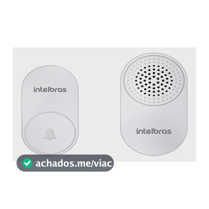 Campainha Cik 102 Sem Fio Sem Bateria Branco Intelbras Branco 127/220v