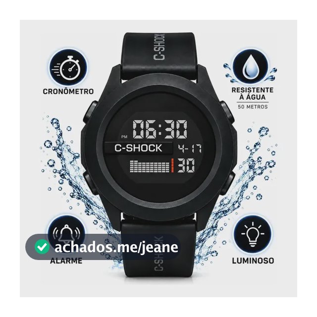 Relógio Masculino Digital C-shock Esportivo À Prova D'água