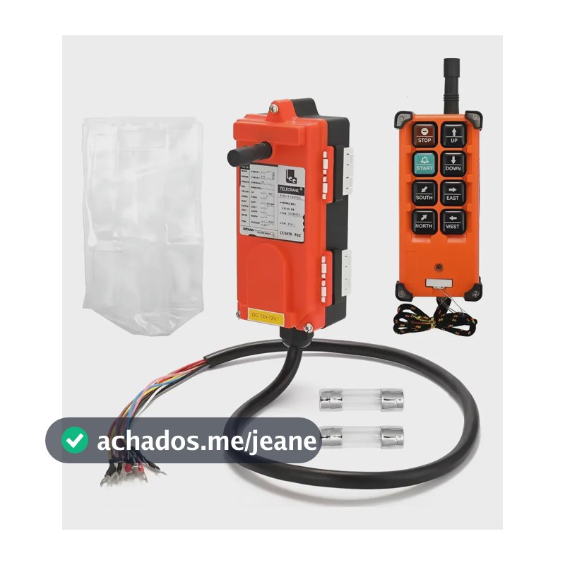 Controle Remoto Ponte Rolante Industrial Talha Automaca 440v 12-440v