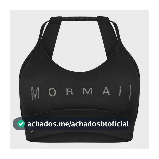 Top Beach Tennis Vitoria Marchezini Mormaii 2026 Preto P