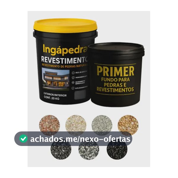 Pedra Texturizada Para Parede + Primer Incluso No Kit