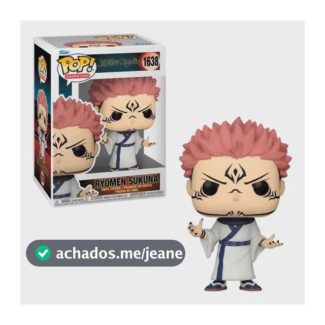 Jujutsu Kaisen Boneco Funko Pop Ryomen Sukuna #1638