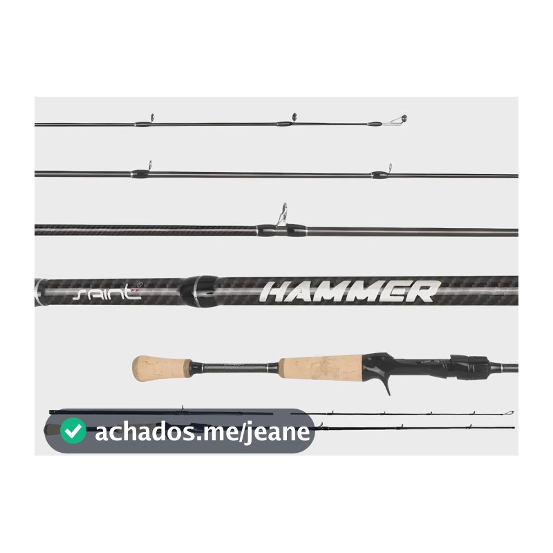 Vara Carretilha Saint New Hammer (1,73m) 7-17 Lbs - 4 Partes 7 - 17 Lbs