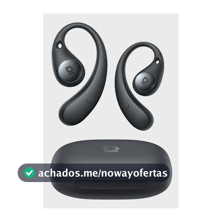 Fones De Ouvido Baseus Eli Sport 2 Open-ear Sem Fio Ip57 Preto