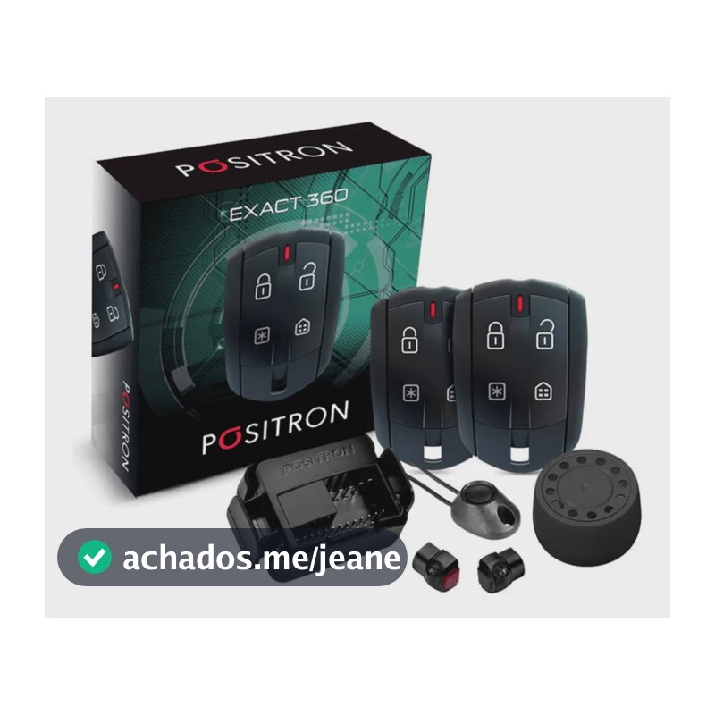 Alarme Automotivo Positron Cyber Exact Ex360 Universal
