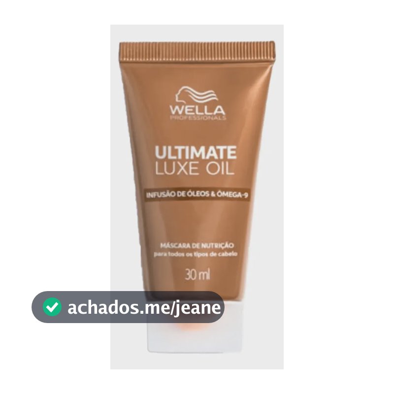 Wella Professionals Ultimate Luxe Oil - Máscara Capilar 30ml