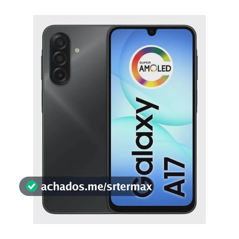 Smartphone Samsung Galaxy A17, 4G, 128GB, 4GB RAM Preto