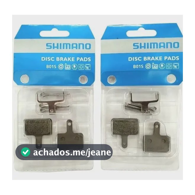 2 Pares Pastilha Freio Shimano B01s Acera Altus Alivio Deore