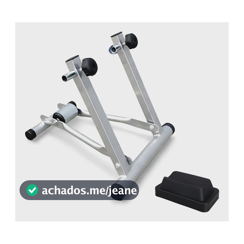 Rolo De Treino Dobravel Suporte Base Niveladora True Prata