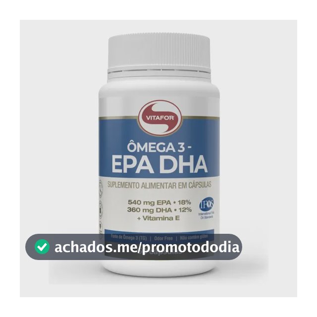 Suplemento Ômega 3 Epa Dha 60 Cápsulas Vitafor