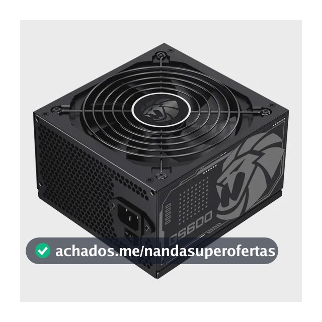 Fonte De Alimentacao 600w Gs600 80 Plus White Gamemax Cor Preto