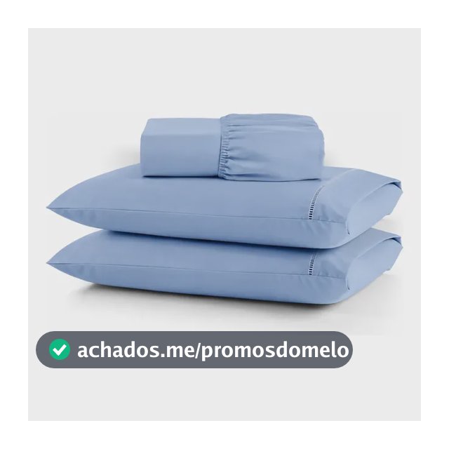 Jogo De Cama 600 Fios 100% Algodão Queen 3 Peças