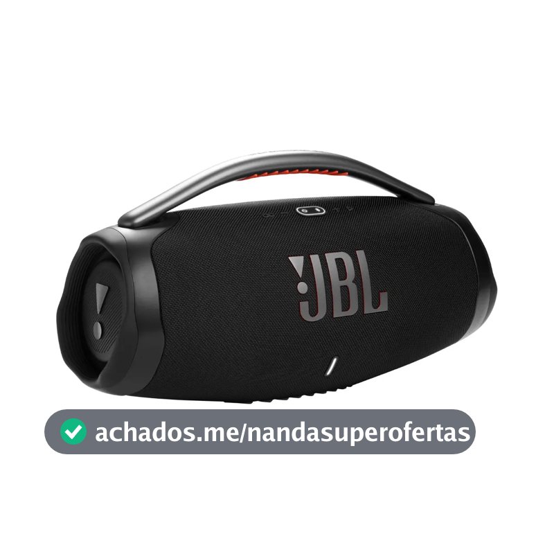 Caixa De Som Boombox 3 Bluetooth Preta Jbl