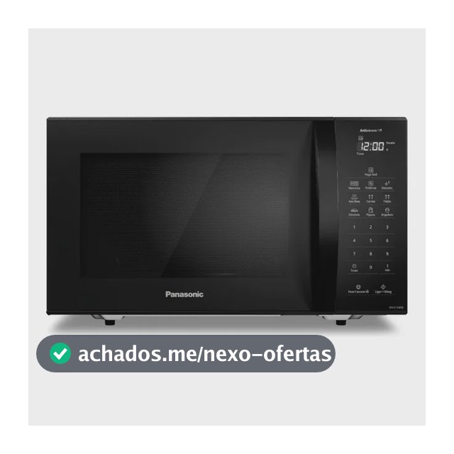 Micro-ondas Panasonic Nn-st54rbru 27 Litros Preto