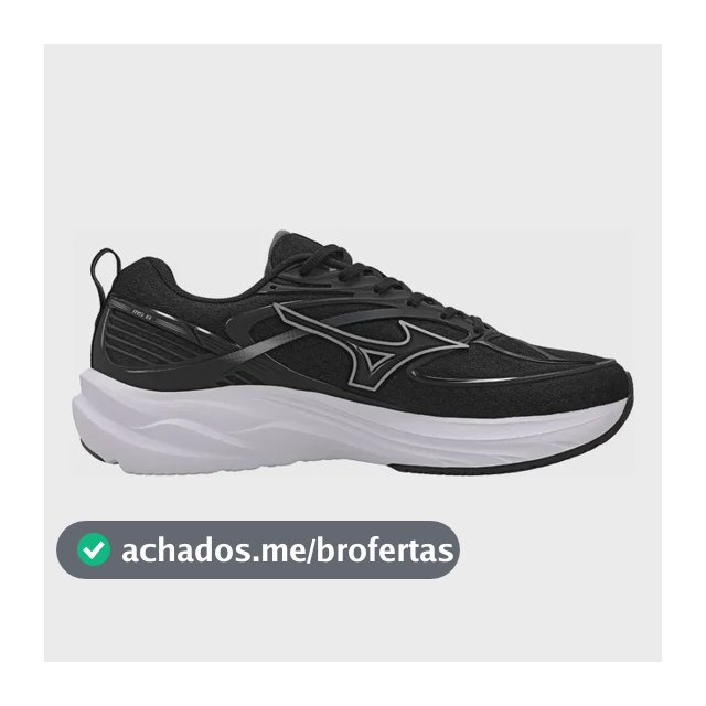 Tênis Masculino Space 6 Mizuno 90-preto Liso 40 Br