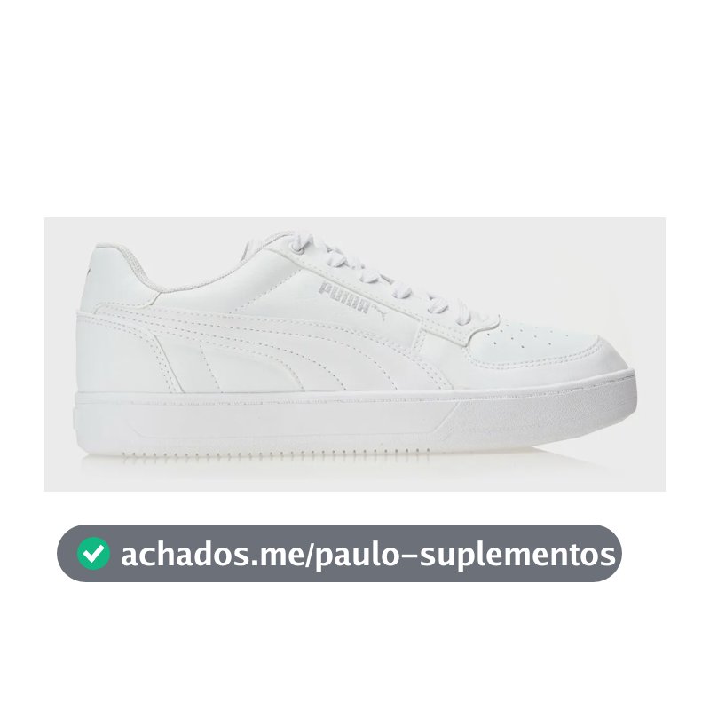 Tênis Feminino Caven 2.0 Puma Puma White-puma Silver Liso 39 Br